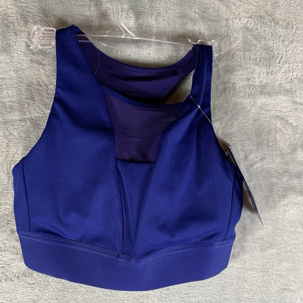 Champion Women's Sports Bra S Blue Absolute Eco Shape Maximum Impact